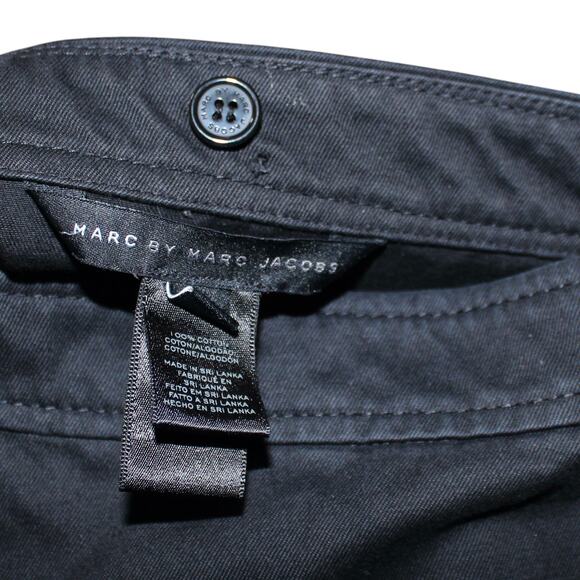 Marc Jacobs Black Denim Mini Skirt Size 10 - Picture 7 of 7